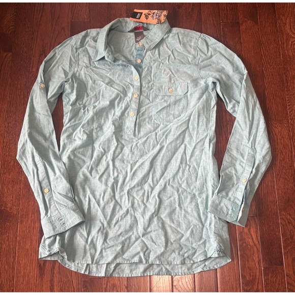 Outdoor Research Tops - NWT Outdoor Research Top Medium Popover Tunic Coralie Long Sleeve Hemp Green